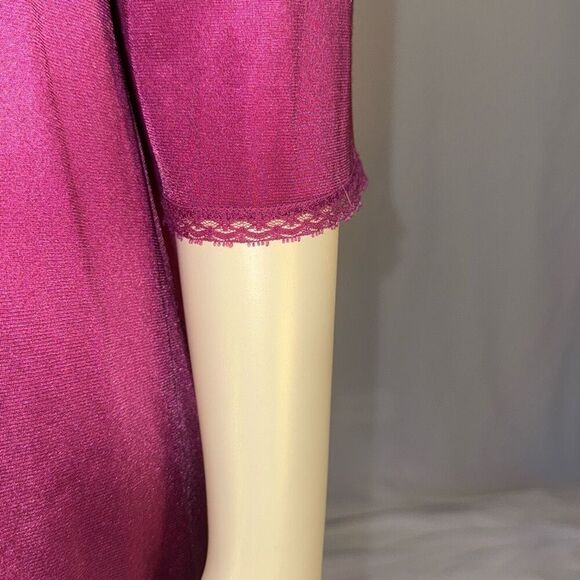 Vintage Montgomery Ward Women's Long NyyRobe Buttons Pocket Size Small - Picture 6 of 14